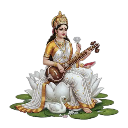 Free Saraswati Png PNG Image Download