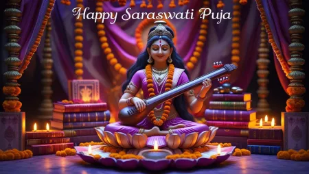 saraswati puja special hd wallpapers