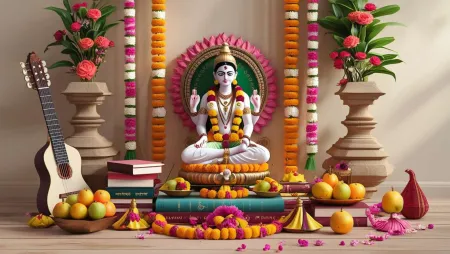 saraswati puja wallpapers for spiritual rituals