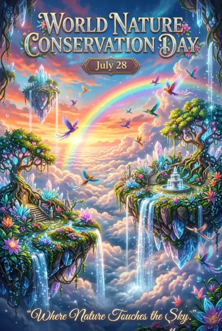 Save Earth Awareness Banner - Free World Nature Conservation Day 2026 Download