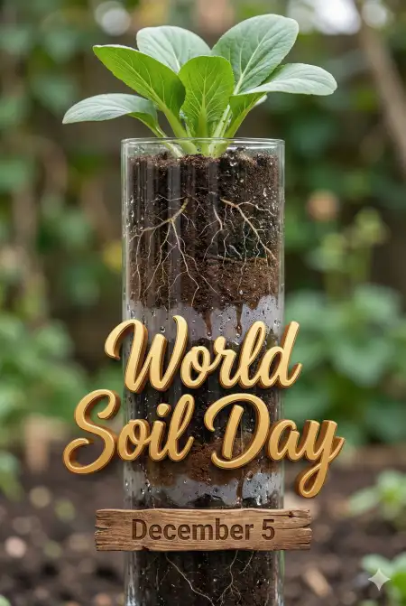 Save Soil Awareness Card For Whatsapp - Free World Soil Day Download