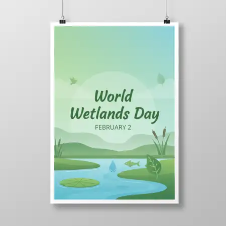 Free Save Wetlands Poster Ideas Background Download