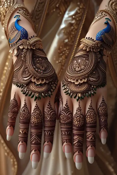 Sawan Vrat Mehndi Design For Married Women - Free Sawan Somwari Mehndi Design Download
