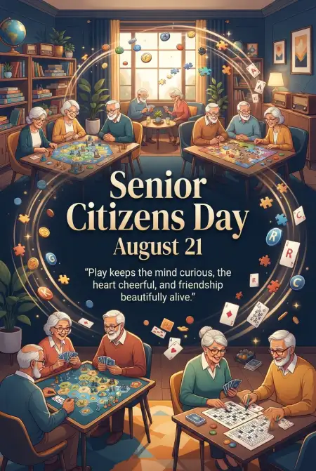 Senior Citizens Day 2026 Card Making Ideas - Free Senior Citizens Day 2026 Download
