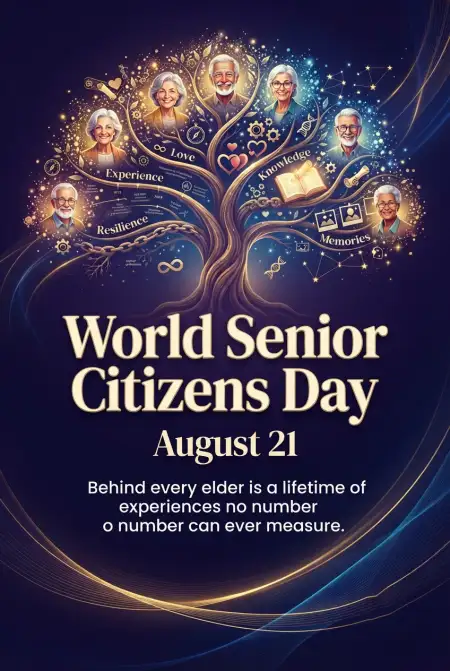 Senior Citizens Day 2026 Celebrating Wisdom And Experience - Free Senior Citizens Day 2026 Download