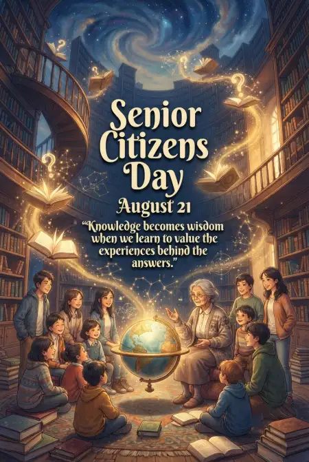 Senior Citizens Day 2026 Celebration In Schools - Free Senior Citizens Day 2026 Download