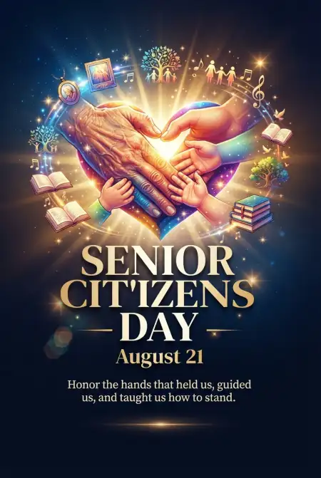 Senior Citizens Day 2026 Elderly Welfare Programs - Free Senior Citizens Day 2026 Download