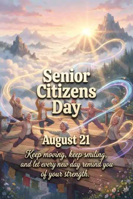 Senior Citizens Day 2026 Fitness Activities For Seniors - Free Senior Citizens Day 2026 Download