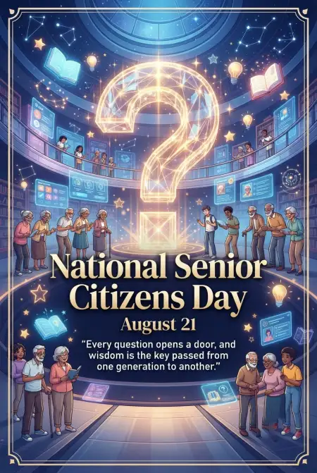 Senior Citizens Day 2026 Gk Questions For Students - Free Senior Citizens Day 2026 Download