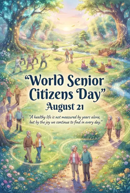 Senior Citizens Day 2026 Honoring Senior Citizens - Free Senior Citizens Day 2026 Download