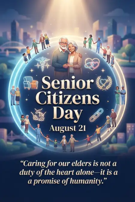 Senior Citizens Day 2026 Importance Of Elderly Care - Free Senior Citizens Day 2026 Download