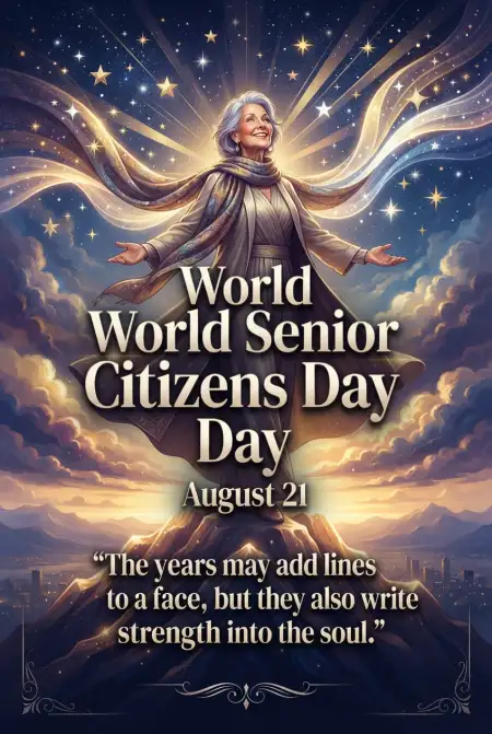 Senior Citizens Day 2026 Paragraph Writing - Free Senior Citizens Day 2026 Download