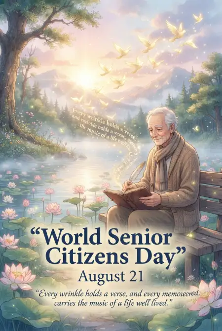 Senior Citizens Day 2026 Poems In English - Free Senior Citizens Day 2026 Download
