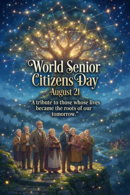 Senior Citizens Day 2026 Quotes And Wishes - Free Senior Citizens Day 2026 Download