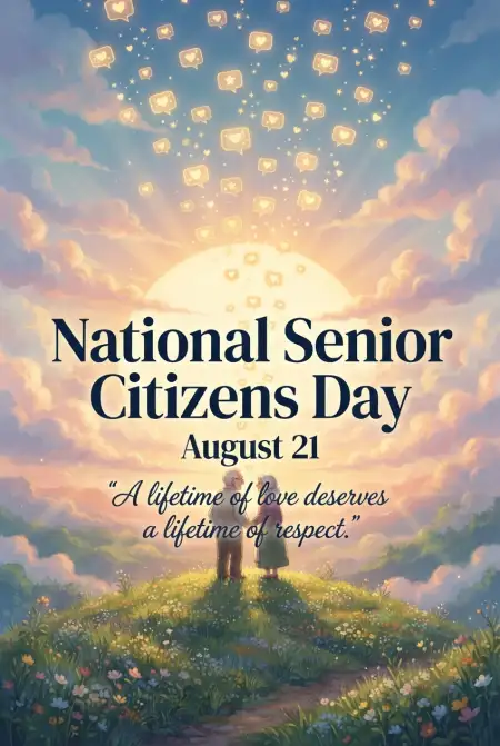 Senior Citizens Day 2026 Senior Citizen Awareness Articles - Free Senior Citizens Day 2026 Download