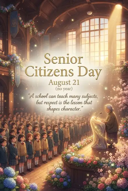 Senior Citizens Day 2026 Slogans In English - Free Senior Citizens Day 2026 Download