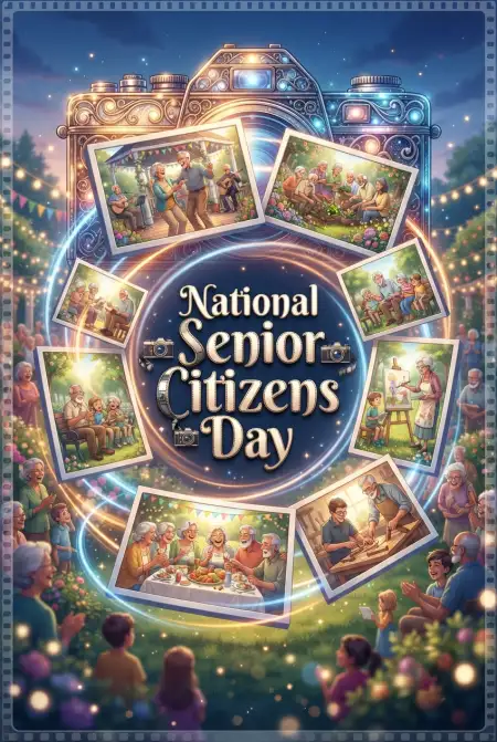 Senior Citizens Day 2026 Social Media Captions - Free Senior Citizens Day 2026 Download