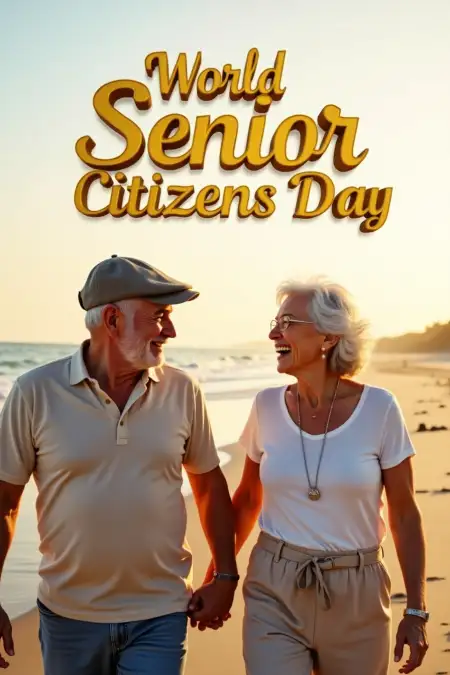 Free Senior Citizens Day Awareness Quotes For Posters Background Download