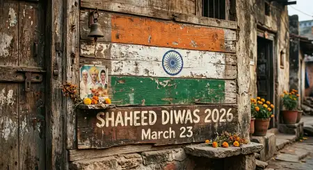 Shaheed Diwas 2026 Remembrance Poster - Free Shaheed Diwas 2026 Download