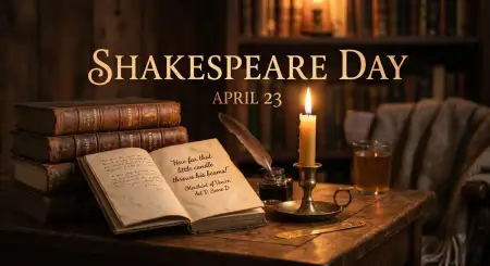 Shakespeare Day 2026 Celebration Ideas - Free William Shakespeare Day 2026 Download