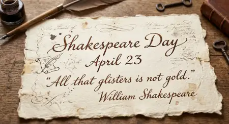 Shakespeare Day April 23 Quotes Images - Free William Shakespeare Day 2026 Download