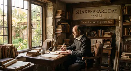 Shakespeare Day Creative Reel Ideas - Free William Shakespeare Day 2026 Download