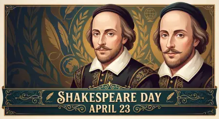 Shakespeare Day Luxury Poster Design - Free William Shakespeare Day 2026 Download