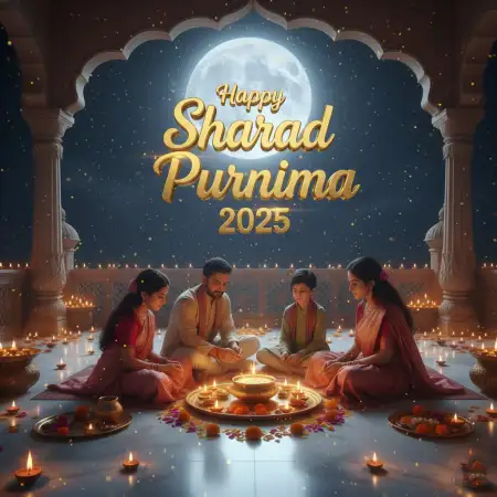 Sharad Purnima 2025 Lantern And Diya Images - Free Happy Sharad Purnima 2025 Download