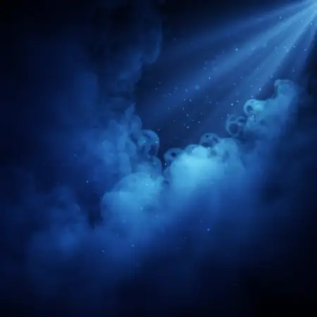 Free Shiny Blue Youtube Thumbnail Background With Sparkle Lights Background Download