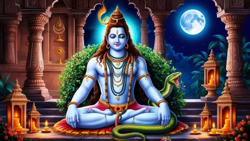 shiv shankar divine cosmic energy background