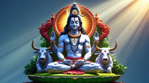 shiva rudraksha maha shivratri hd background