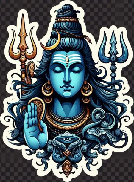 shiva transparent background