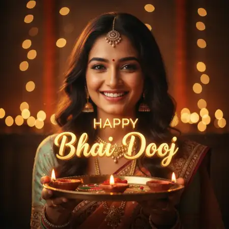 Short And Sweet Bhai Dooj Sms For Whatsapp Sharing - Free Bhai Dooj Download