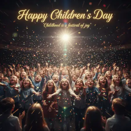 Short Happy Childrens Day Quotes With Photo Background - Free Happy Childrens Day Quotes Download