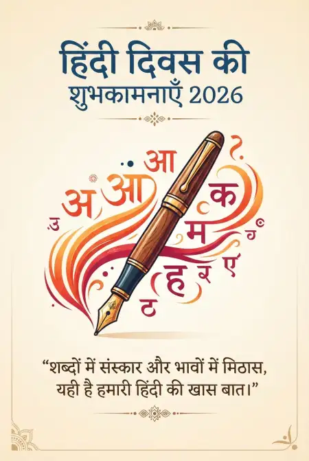 short hindi diwas wishes 2026 - Happy Hindi Diwas Wishes 2026