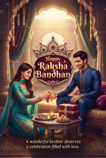 Short Raksha Bandhan Wishes 2026 - Free Happy Raksha Bandhan Wishes 2026 Download