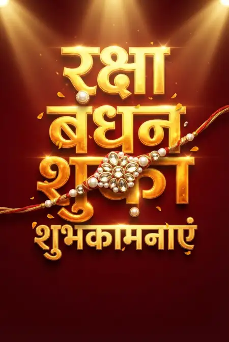 Free Short Raksha Bandhan Wishes In Hindi Image Download