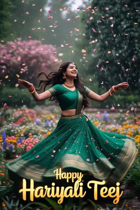 Short Teej Quotes For WhatsApp Status - Free Happy Hariyali Teej Download