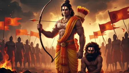 Shri Ram Dhanush Ban 4K Wallpaper - Free Arrow Download