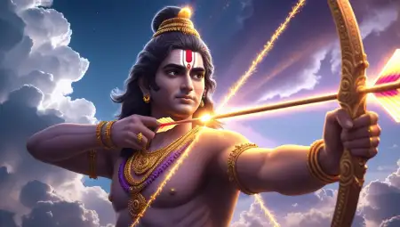 Shri Ram With Bow And Arrow Photo Download - Free Arrow Download
