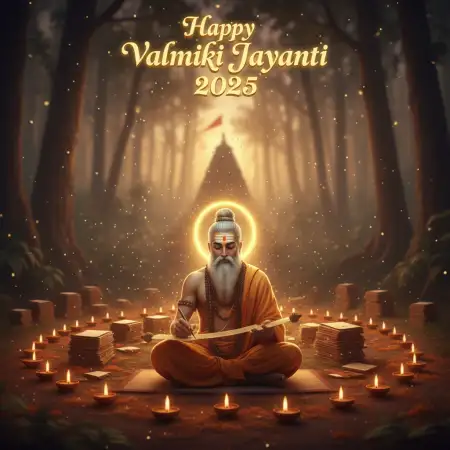 Shri Valmiki Jayanti 2025 Shayari In Hindi - Free Happy Valmiki Jayanti 2025 Download