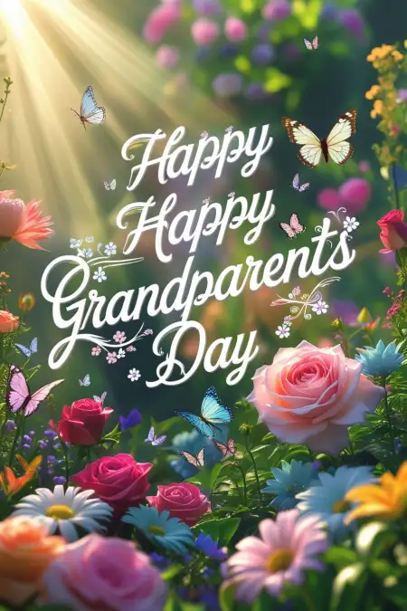 Simple Happy Grandparents Day Craft Ideas With Paper - Free Happy Grandparents Day Download
