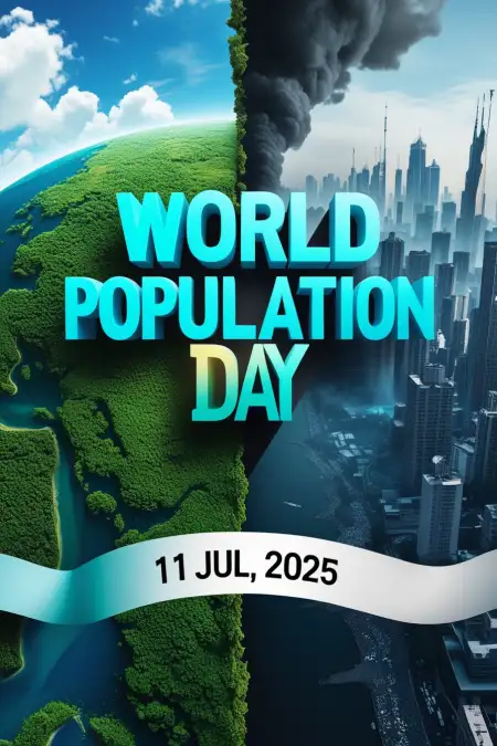 Simple World Population Day Drawing - Free World Population Day Download