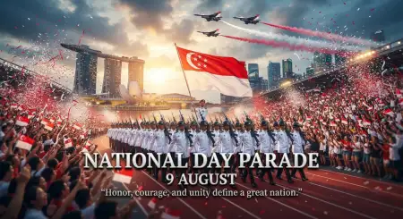 Singapore National Day 2026 Banner Background Png - Free Singapore National Day 2026 Download