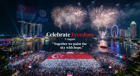 Singapore National Day 2026 Caption With Quotes - Free Singapore National Day 2026 Download