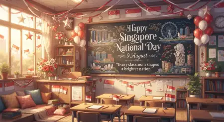 Singapore National Day 2026 Classroom Decoration - Free Singapore National Day 2026 Download