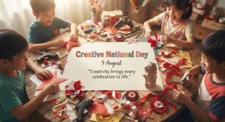 Singapore National Day 2026 Craft Ideas For Kids - Free Singapore National Day 2026 Download