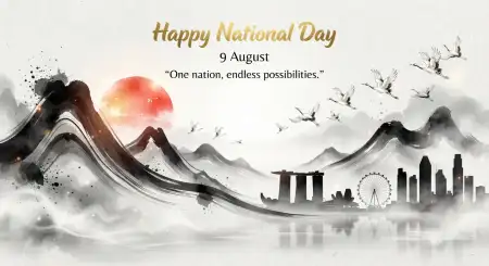 Singapore National Day 2026 Inspirational Quotes - Free Singapore National Day 2026 Download