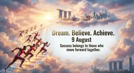 Singapore National Day 2026 Motivational Lines - Free Singapore National Day 2026 Download