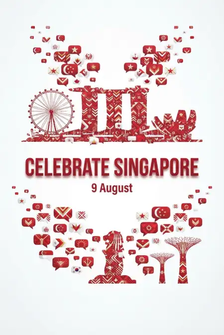 Singapore National Day 2026 Poster Design Ideas - Free Singapore National Day 2026 Download